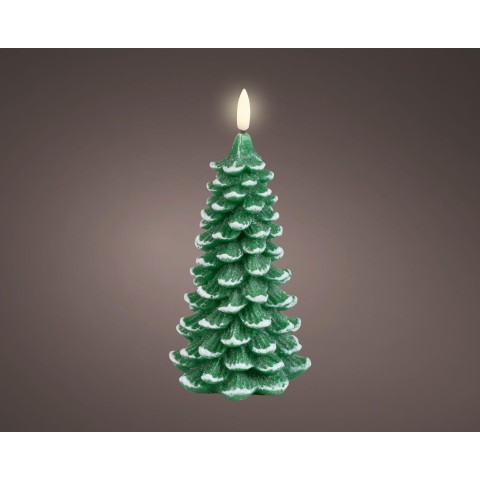 ALBERO LED VERDE CERA H.22.5